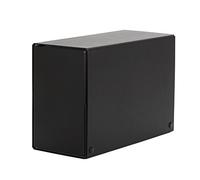 Carpeta Proyectos Pardo Folio Lomo 120 Mm Carton Forrado Negro Con Broche