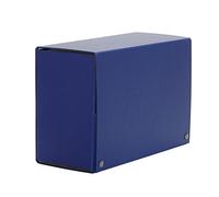 Carpeta proyectos pardo folio lomo 200 mm carton forrado azul con broche