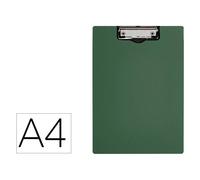 Carpeta q-connect miniclip superior din a4 plastico 50% reciclado verde oliva grosor 2,1 mm - KF14412