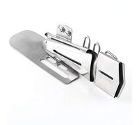 Carpeta selladora plana de 1 pieza para máquina de coser industrial Uso Carpeta de cinta de fijación de pie de presión de dobladillo plano(1-7/8-3/4)