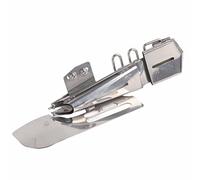 Carpeta selladora plana de 1 pieza para máquina de coser industrial Uso Carpeta de cinta de fijación de pie de presión de dobladillo plano(-1/2-9/16)