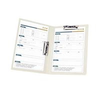 Carpeta Sin Agujeros Carpeta Doble Clip Metálico 150 Hojas Tamaño Carta