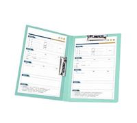 Carpeta Sin Agujeros Carpeta Doble Clip Metálico 150 Hojas Tamaño Carta