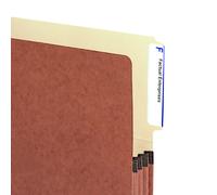 Carpeta Smead reforzada con pesta a superior de 4"" y 3-1/2"" de expansi n, tama o carta, con forro de papel manila. 10 por caja (SMD73624)