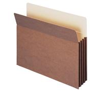 Carpeta Smead TUFF con bolsillo de corte recto, 3-1/2 de expansi n, tama o carta, Redrope, 10 por caja, 73380