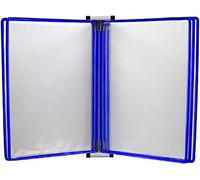 carpeta, Soporte de pared for documentos A4, soporte magnético for rotafolios, archivador(Blue)