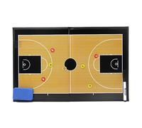 Carpeta Tactica Baloncesto, Carpeta Táctica Magnéticas de Baloncesto, con 5 Rotuladores a Base de Agua, Diseño Plegable, Fácil de Escribir y Borrar, para Enseñar