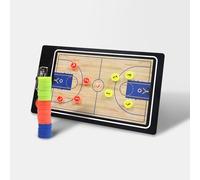 Carpeta Tactica Baloncesto, Pizarra Tactica Baloncesto, Equipo de Entrenamiento, con Piezas de Ajedrez Magnéticas, Material Resistente, Ligero y Portátil(Basketball-B)