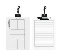 Carpeta Táctica Magnéticas de Fútbol, Pizarra Baloncesto Entrenador, con Rotulador de Tinta al Agua. Deportes Opcionales: Bádminton, Béisbol, Voleibol, Tenis, Pickleball(Pickleball)