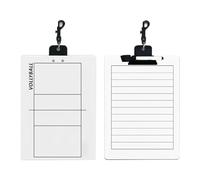 Carpeta Táctica Magnéticas de Fútbol, Pizarra Baloncesto Entrenador, con Rotulador de Tinta al Agua. Deportes Opcionales: Bádminton, Béisbol, Voleibol, Tenis, Pickleball(Volleyball)