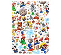 Carpeta transparente A4 potenciador de Super Mario (popurrí de potenciadores)