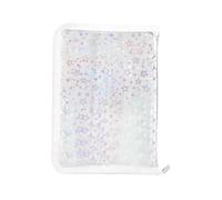 Carpeta Transparente A5 - Funda Para Cuaderno De PVC De 6 Anillas Con Cierre A Presión | Carpeta Planificadora Transparente Recargable Para Papel De Hojas Sueltas, Planificador De Presupuesto, Diario,