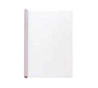 Carpeta transparente para currículum vitae con barra deslizante transparente (capacidad para 70 hojas), para oficina y escuela.