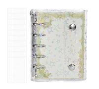 Carpeta y cuaderno | Organizador impermeable con patrón de estrellas | Carpeta de oficina | Para estudiantes, profesores, escuela, desplazamientos al aire libre, interior, viajes, hogar, aula