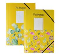 Carpetas a4,Amarillo Carpeta Plastico a4,2 Artículos Carpetas Plastico a4 Con Gomas,Carpeta De Gomas Tamaño Folio