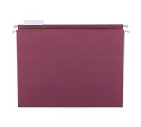 Carpetas colgantes de colores Smead de 1/5 de corte, tama o carta, color lavanda, caja de 25