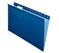 Carpetas colgantes recicladas Pendaflex, color azul marino