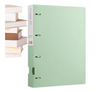 Carpetas de archivos: 12.2x10.2 Binder perforado de 4 agujeros para organización empresarial, proyectos escolares con función de pinza segura, carpeta de documentos para viajes universitarios de ofici