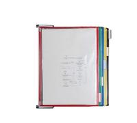 carpetas de archivos, Carpeta de exhibición abatible escritorio, 10 bolsillos, tamaño carta, estante catálogo color portátil, for almacenamiento documentos A4 en oficina/almacén/restaurante