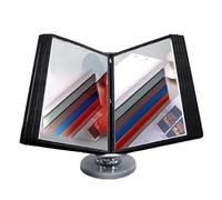 carpetas de archivos, Paneles de doble cara 10 páginas, soporte for archivos escritorio ajustable 360°, estante exhibición catálogo lujo, for almacenamiento documentos A4 en la oficina