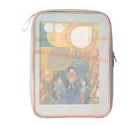 Carpetas de archivos tamaño carta, de cuentas, organizador de archivos impermeable, función de soporte de documentos resistente, fácil acceso para el hogar, escuela, oficina, trabajo, cartera