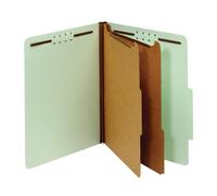 Carpetas de clasificaci n de cart n prensado Office Depot con cierres, tama o carta, 100 % recicladas, verde claro, paquete de 10, OD24076R