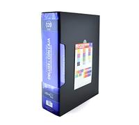 Carpetas de Fundas Deluxe con Caja, Disponibles en 120 Fundas, Tamaño A4+, Material 100% Reciclable, Caja en Negro- Lomo Personalizable - Ideal Para Archivo by Office Box