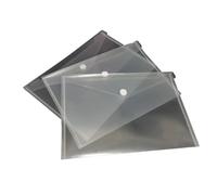 Carpetas de plástico A5 10-100 unids/set carpeta bolsa transparente papel archivo suministros oficina Carteras(10pcs)