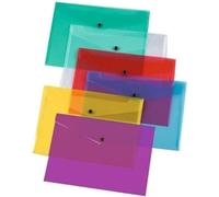 Carpetas de Plástico Tamaño A4 para Documentos de Escuela, Oficina, Papelería, Carpetas Archivadoras, Clasificadoras, para Archivador, Paquete de 12