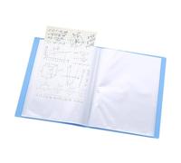 Carpetas de presentación, carpetas de presentación A5 con 60 bolsillos transparentes, carpeta de proyectos de plástico de 8, 86 x 6, 5 pulgadas, carpeta de exhibición para obras de arte