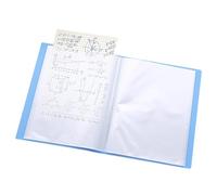 Carpetas de presentación de libros de exhibición A5 con 60 bolsillos transparentes 8.86x6.5 en la carpeta de la carpeta de proyectos de plástico para el documento de obras de arte