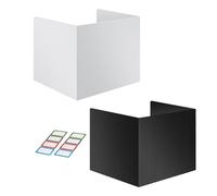 Carpetas de privacidad para estudiantes, 4 unidades, paneles de escritorio de polipropileno para el aula, pantallas de preparación fáciles de limpiar para estudiantes, suministros de sala de