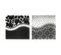 Carpetas en relieve, Diseño Único Cóncava Convexa Textura DIY Invitaciones Fabricación de tarjetas adecuadas para todas las máquinas de procesamiento de papel