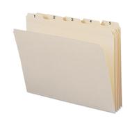 Carpetas indexadas Smead diarias con pesta a de corte 1/5, posiciones surtidas, indexadas del 1 al 31, tama o carta Manila, 1 juego de 31 (11769)