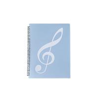 Carpetas Para Partituras Carpeta de archivos partituras A4, folleto antirreflectante que puede modificar notas musicales, carpeta Piano, productos archivo Para Partituras Y Papel(30 pages blue)