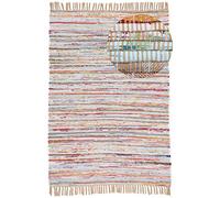carpetfine Alfombra de Tejido Plano Kilim Chindi Taupe 200x290 cm | Alfombra Moderna para salón y Dormitorio