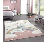 CARPETIA Alfombra Infantil Alfombra de Juego para niños Alfombra bebé Sirena Princesa Rosa Größe 200 x 290 cm
