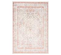 Carpeto Rugs Alfombra Etnica de Salón Grande de Pelo Corto - Alfombras de Habitación de Matrimonio, Dormitorio y Comedor - Alfombras Etnicas - Crema Salmón - 160 x 220 cm