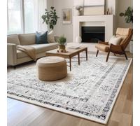 Carpeto Rugs Alfombra Etnica de Salón Grande de Pelo Corto - Alfombras de Habitación de Matrimonio, Dormitorio y Comedor - Alfombras Etnicas - Crema - 240 x 330 cm
