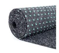 Carpeto Rugs Césped Artificial Sintético con Protuberancias para Exterior e Interior - Césped Artificial para Balcón, Terraza y Jardín - Rollos de Cesped Artificial - Gris - 100 x 300 cm