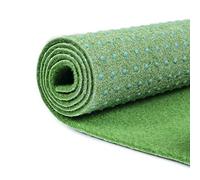 Carpeto Rugs Césped Artificial Sintético con Protuberancias para Exterior e Interior - Césped Artificial para Balcón, Terraza y Jardín - Rollos de Cesped Artificial - Verde Claro - 100 x 300 cm