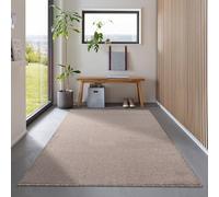 Carpetsale24 Alfombra de salón, Color Beige Alfombra Moderna para habitación Infantil, Dormitorio, Oficina, Pasillo y Cocina Alfombra 80 x 250 cm