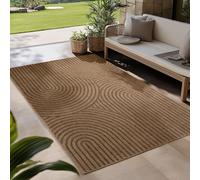 Carpetsale24 Alfombra para Interior y Exterior - Robusta, Resistente a la Intemperie y fácil de Limpiar, con Efecto de Yute Natural, Ideal para salón, Cocina, terraza, jardín y balcón, 240x340 cm