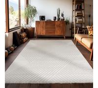 Carpetsale24 Alfombra Salon de Pelo Corto 80 x 150 cm Crema-5 - Alfombras de Habitacion Diseño Bohemio escandinavo, Efecto 3D, Estilo escandinavo - Moderna Alfombra Cocina, Alfombra Dormitorio