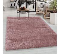 Carpetsale24 Alfombra Salon Peludo de Pelo Largo 120 x 170 cm Rosa - Alfombras de Habitacion Sala de Estar Modernas Suave y Esponjoso - Moderna Alfombra Cocina, Dormitorio Moqueta