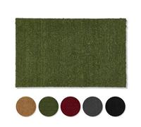 Carpido Felpudo antideslizante de coco - 50 x 100 cm verde - Fibra natural sostenible para exteriores cubiertos - Felpudo 100% coco - Felpudo de entrada