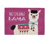 Carpido Felpudo Coco Llama - Felpudo 40x60 cm - Felpudo de Entrada Antibacteriano - Felpudo de Coco con Reverso de Vinilo - Material Natural - 100% Coco