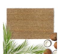 Carpido Felpudo de coco 60 x 90 cm muy resistente - 16 mm de coco natural antibacteriano - Felpudo felpudo antisuciedad respetuoso con el medio ambiente