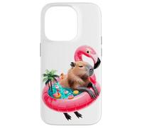 Carpincho Playa Verano Vacaciones Carpinchos Carcasa para iPhone 14 Pro