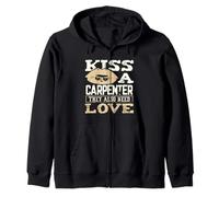 Carpintería Beso a un Carpintero también Necesita Amor Carpintero Sudadera con Capucha